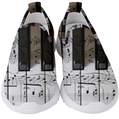 Music Piano Instrument Sheet Kids  Slip On Sneakers by uniart180623