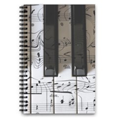 Music Piano Instrument Sheet 5 5  X 8 5  Notebook by uniart180623