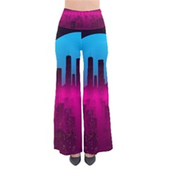 Futuristic Cityscape So Vintage Palazzo Pants by uniart180623