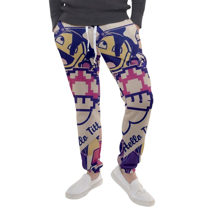 Retro Cartoon Titty Parody Men s Jogger Sweatpants