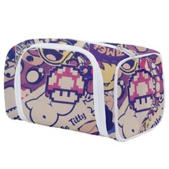 Retro Cartoon Titty Parody Toiletries Pouch by uniart180623