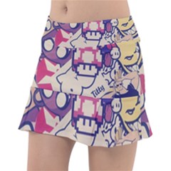 Retro Cartoon Titty Parody Classic Tennis Skirt by uniart180623