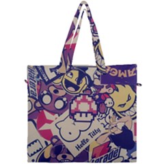 Retro Cartoon Titty Parody Canvas Travel Bag by uniart180623