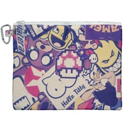 Retro Cartoon Titty Parody Canvas Cosmetic Bag (xxxl) by uniart180623