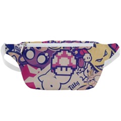 Retro Cartoon Titty Parody Waist Bag  by uniart180623