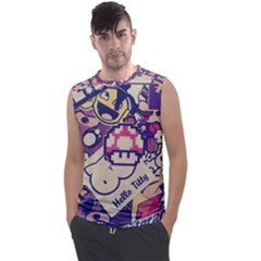 Retro Cartoon Titty Parody Men s Regular Tank Top