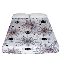 Creepy Spider Fitted Sheet (queen Size) by uniart180623