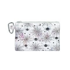 Creepy Spider Canvas Cosmetic Bag (small) by uniart180623