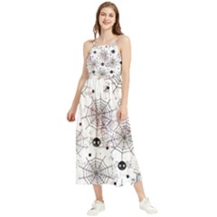 Creepy Spider Boho Sleeveless Summer Dress