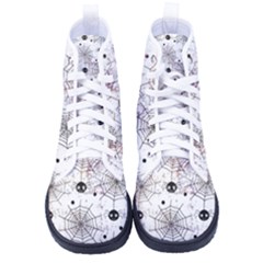 Creepy Spider Men s High-top Canvas Sneakers