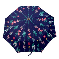 Flowers Pattern Bouquets Colorful Folding Umbrellas by uniart180623