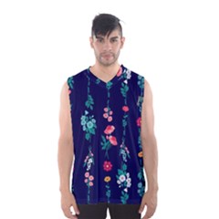 Flowers Pattern Bouquets Colorful Men s Basketball Tank Top by uniart180623