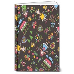 Cartoon Texture 8  X 10  Hardcover Notebook by uniart180623