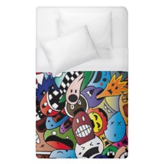 Cartoon Explosion Cartoon Characters Funny Duvet Cover (single Size) by uniart180623