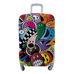 Cartoon Explosion Cartoon Characters Funny Luggage Cover (small) by uniart180623