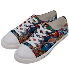 80 s Cartoons Cartoon Masters Of The Universe Men s Low Top Canvas Sneakers by uniart180623