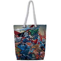 80 s Cartoons Cartoon Masters Of The Universe Full Print Rope Handle Tote (small) by uniart180623