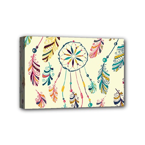 Dreamcatcher Abstract Pattern Mini Canvas 6  X 4  (stretched) by uniart180623