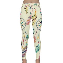 Dreamcatcher Abstract Pattern Classic Yoga Leggings by uniart180623