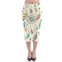 Dreamcatcher Abstract Pattern Midi Pencil Skirt View1