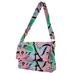 From Paris Abstract Art Pattern Full Print Messenger Bag (s) by uniart180623