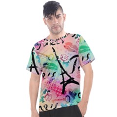 From Paris Abstract Art Pattern Men s Sport Top by uniart180623