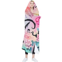 From Paris Abstract Art Pattern Wearable Blanket by uniart180623