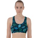 Pattern Plant Abstract Back Weave Sports Bra View1