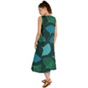 Pattern Plant Abstract Summer Maxi Dress View2