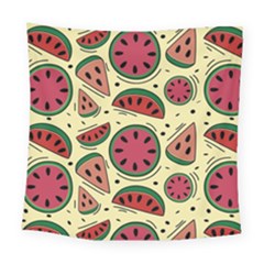 Watermelon Pattern Slices Fruit Square Tapestry (large) by uniart180623