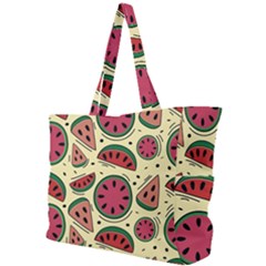 Watermelon Pattern Slices Fruit Simple Shoulder Bag by uniart180623