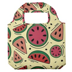 Watermelon Pattern Slices Fruit Premium Foldable Grocery Recycle Bag by uniart180623