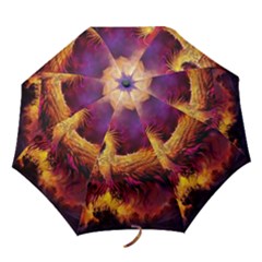 Phoenix Bird Folding Umbrellas by uniart180623