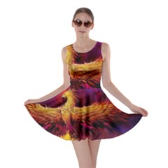 Phoenix Bird Skater Dress by uniart180623