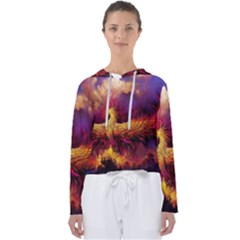 Phoenix Bird Women s Slouchy Sweat by uniart180623