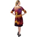 Phoenix Bird Long Sleeve Mini Shirt Dress View2