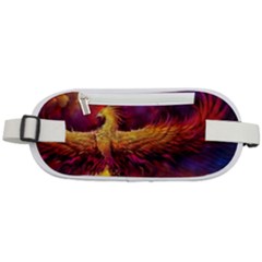 Phoenix Bird Rounded Waist Pouch by uniart180623