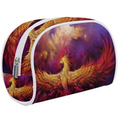 Phoenix Bird Make Up Case (large) by uniart180623