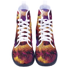 Phoenix Bird Women s High-top Canvas Sneakers