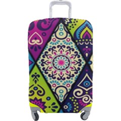 Ethnic Pattern Abstract Luggage Cover (large) by uniart180623