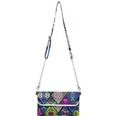 Ethnic Pattern Abstract Mini Crossbody Handbag by uniart180623