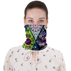 Ethnic Pattern Abstract Face Covering Bandana (adult) by uniart180623