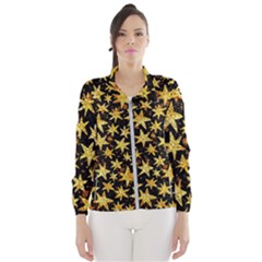 Shiny Glitter Stars Women s Windbreaker by uniart180623