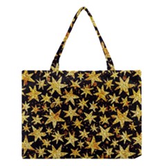 Shiny Glitter Stars Medium Tote Bag by uniart180623