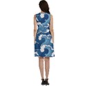 Waves Aesthetics Illustration Japanese Classic Skater Dress View4