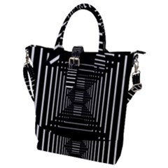 Infinity Feelings Buckle Top Tote Bag by uniart180623