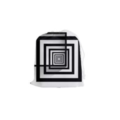 Squares Concept Design Raining Drawstring Pouch (small) by uniart180623