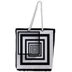 Squares Concept Design Raining Full Print Rope Handle Tote (large) by uniart180623