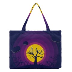 Empty Tree Leafless Stem Bare Branch Medium Tote Bag by uniart180623