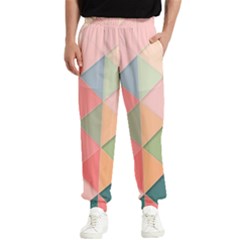 Background Geometric Triangle Men s Elastic Waist Pants by uniart180623